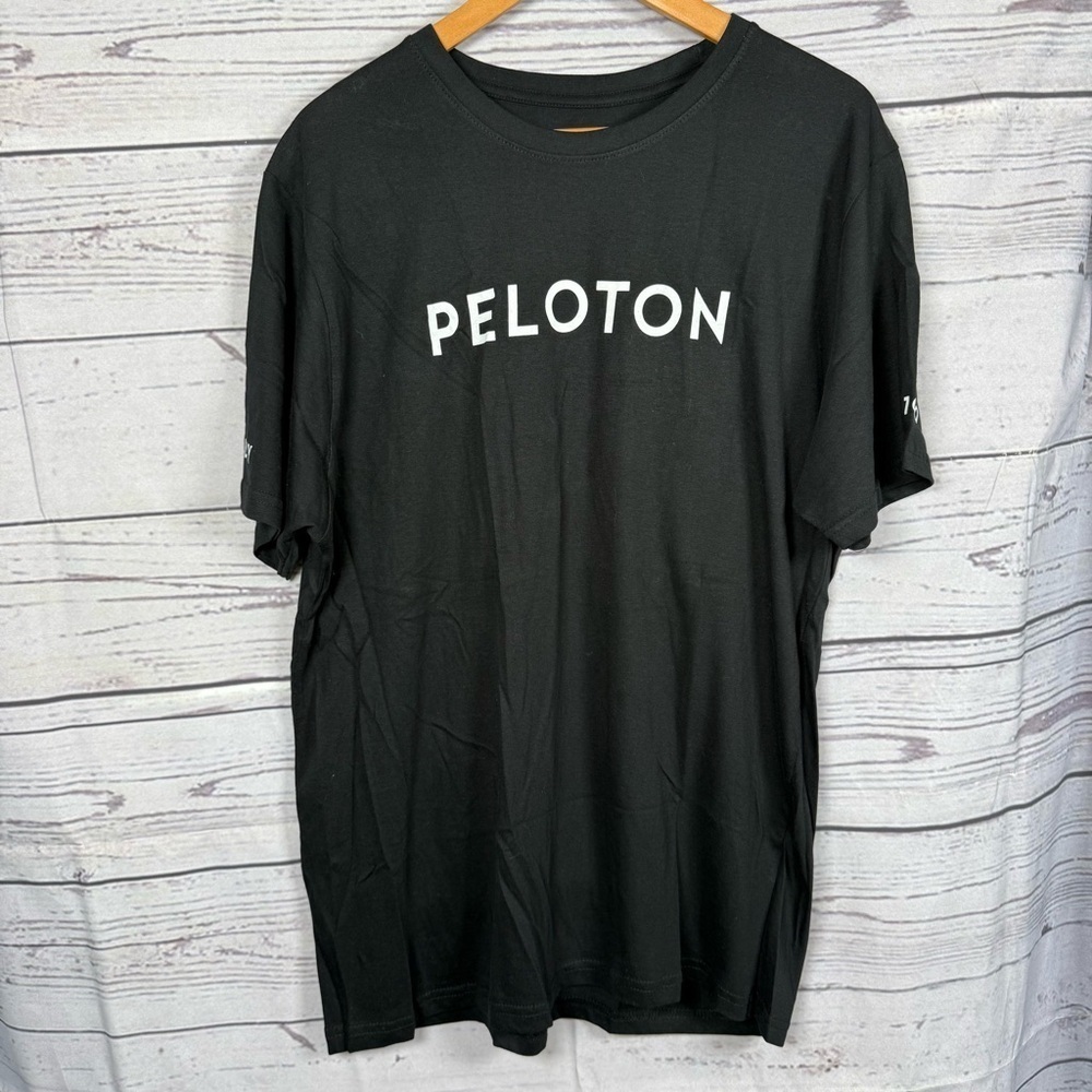 PELOTON Men’s Black T-shirt Short sleeve Size XL